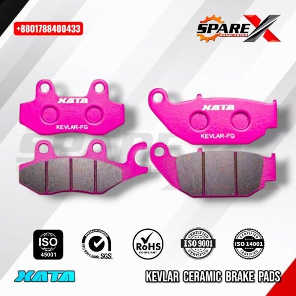 BRAKE PAD SET KPR KPT XATA KEVLAR CERAMIC