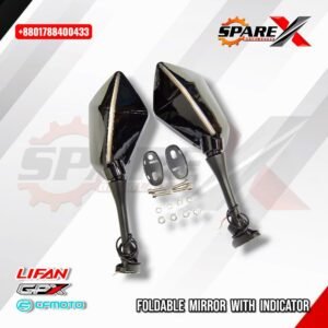 lifan gpx taro cfmoto parts (122) MIRROR FLOW LIGHT LIFAN KPR GPX DEMON GIXXER SF CFMOTO 250SR